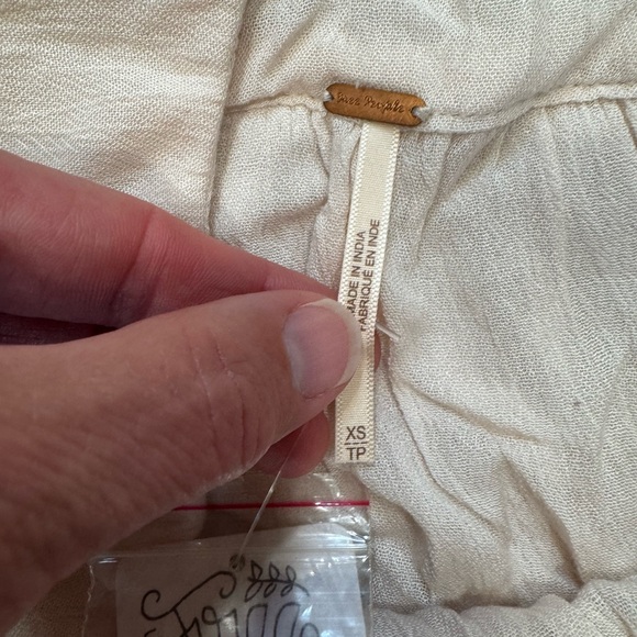 Free‎ People Cream Bubble Mini Skirt - Picture 5 of 8